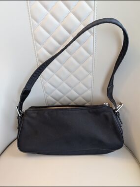 Sigrid Olsen Classic Black Shoulder Bag - Sleek Everyday Purse
